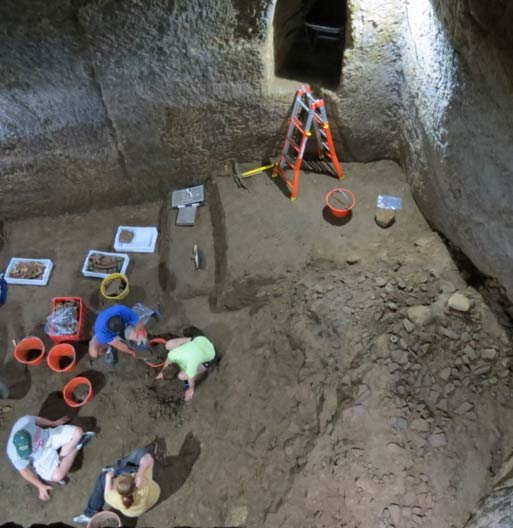 Archaeology team excavates the Etruscan ‘Pyramids'