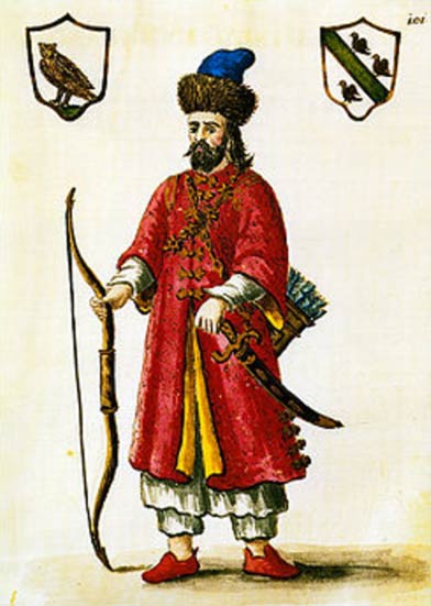 Marco Polo in a Tatar outfit.