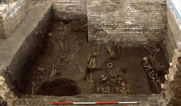 400 esqueletos fueron encontrados en el lugar de cementerio en la Universidad de Cambridge (Craig Cessford, Cambridge Departamento de Arqueología y Antropología de la Universidad)