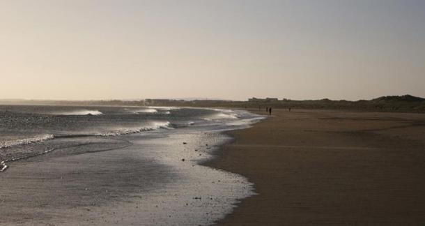 Beach in Bettystown, County Meath. 