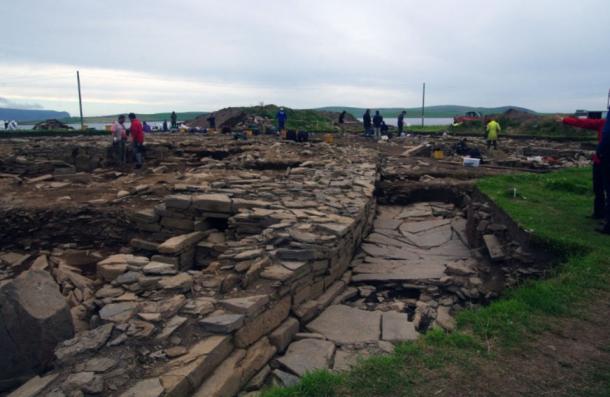 Las excavaciones en el Ness de Brodgar en el continente Orkney