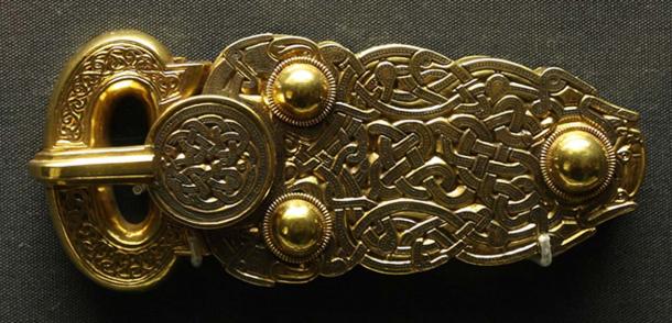 The Great Buckle found at Sutton Hoo 