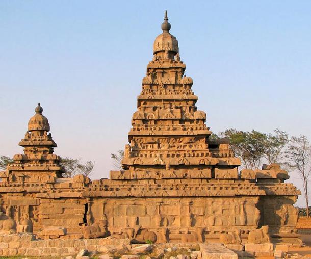 Shore Temple, Mahabalipuram, Tamil Nadu, India.