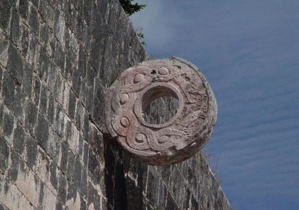 Aro de piedra en Chichén Itzá