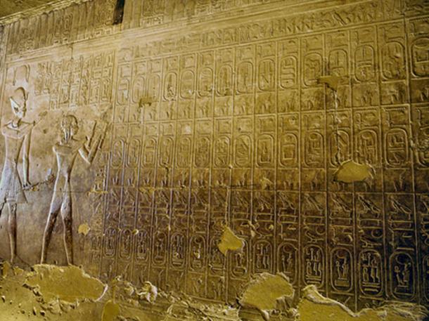 La Lista de Abydos Rey