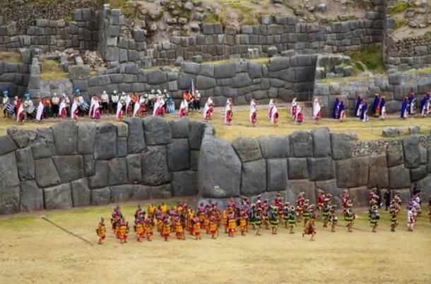 El Raymi Festival del Solsticio de Inti en Cusco, Perú.