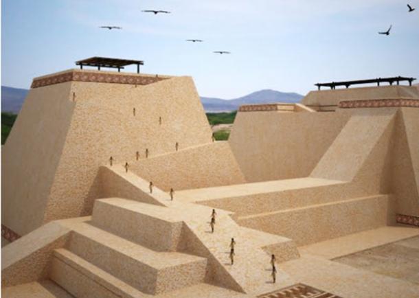 El complejo de la tumba mochica de Huaca Rajada en Perú