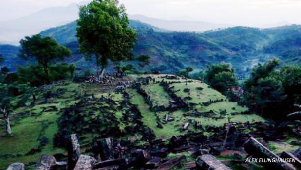 Pyramid Structure in Java 9,000-years-old