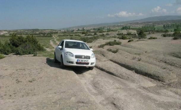 Mysterious tracks in Turkey caused by unknown civilization millions of years ago Prehistoric-mysterious-vehicle-tracks