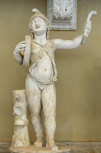 Attis performing a dance of the Cybele cult.