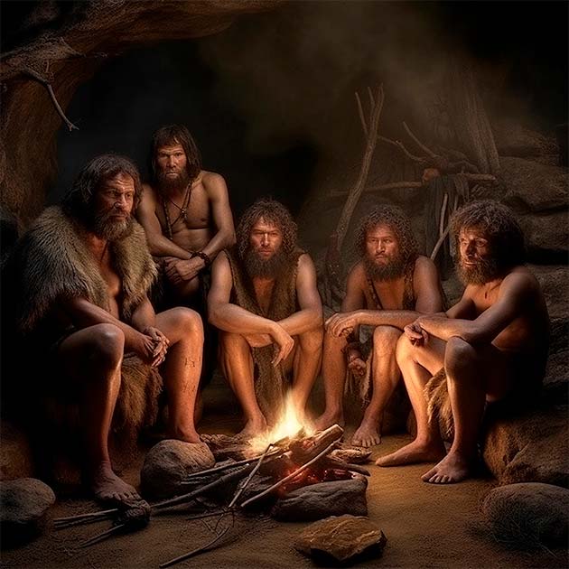 Could the Neanderthal ability to manage fire end up upgrading their categorization to being within the same species as modern humans? (Berit Kessler / Adobe Stock)
