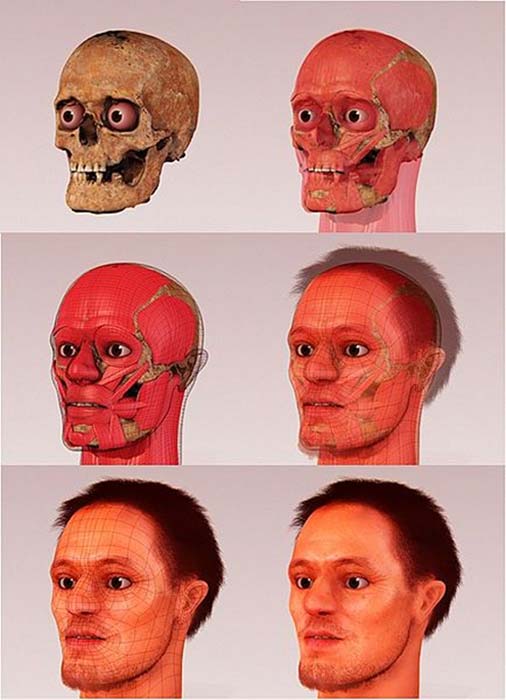Forensic Facial Reconstruction of ALberto di Trento by Arc-Team and Cicero Moraes. (Cicero Moraes / CC BY-SA 4.0)