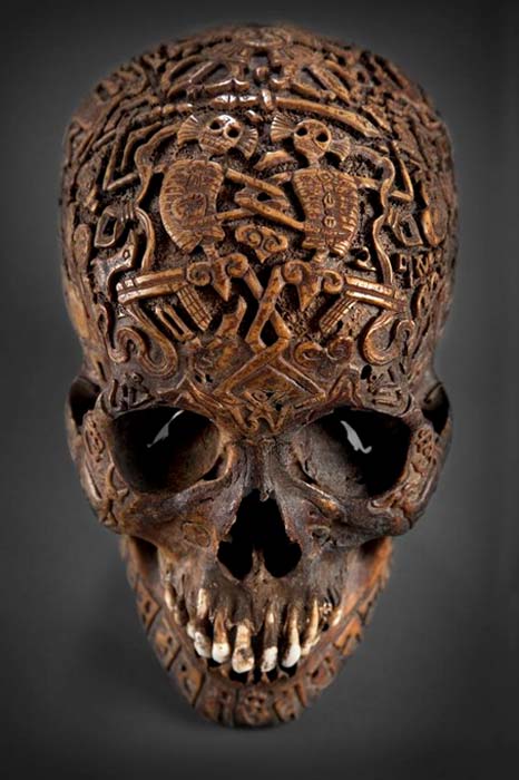 Can You Solve the Mystery Behind This Intricately Carved Skull?