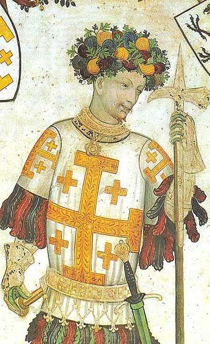 Godfrey Of Bouillon Leader In The First Crusades And Ruler Of The   Godfrey Of Bouillon 