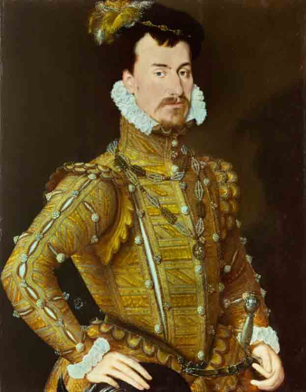 Robert Dudley, contele de Leicester și soțul lui Amy Robsart Dudley, care a murit în circumstanțe misterioase.  (Atribuit lui Steven van der Meulen / Domeniul public)