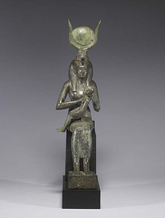 Isis with Horus the Child.