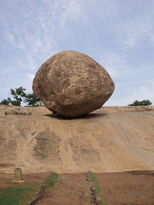 Krishna’s Butter Ball, Mamallapuram, India.