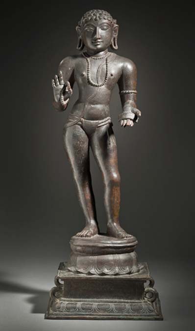 Manikkavacakar, Minister of Pandya king Varagunavarman II (c. 862 – 885). (Public Domain)