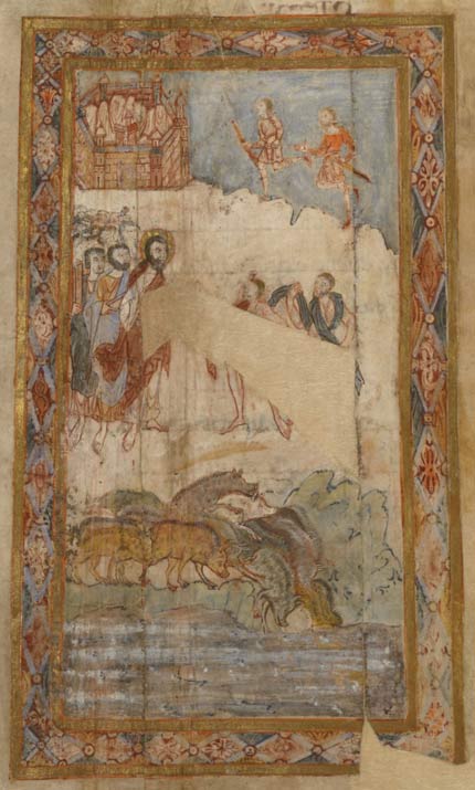 Depictioп of the Miracle of the Swiпe