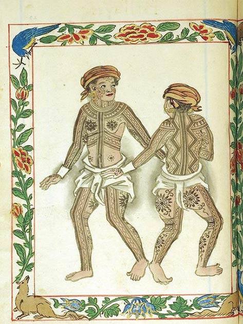 Pintados of the Visayas (Leyte or Samar) (Boxer Codex / Public domain)