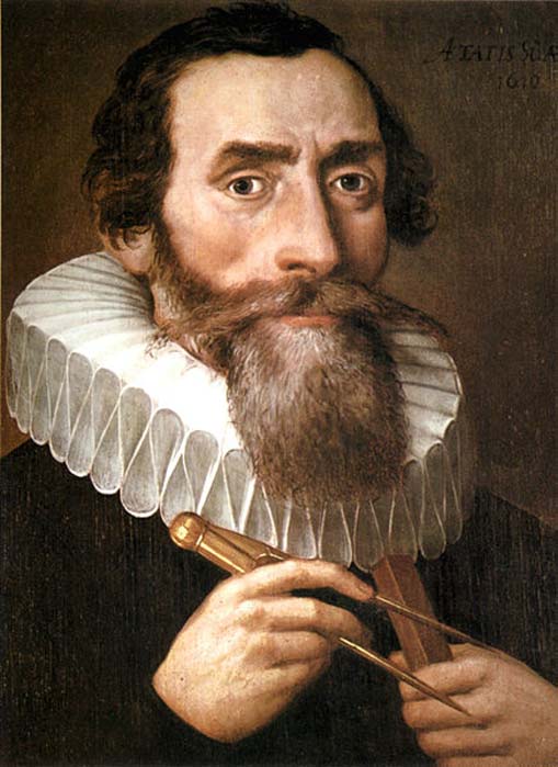 Portrait of Johannes Kepler, 1610.