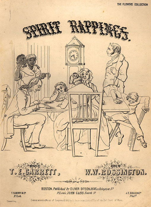 An 1853 song titled ‘Spirit Rappings’ sought to capitalize on the growing popularity of Spiritualism in the 19th century. (Ras67 / Public Domain)