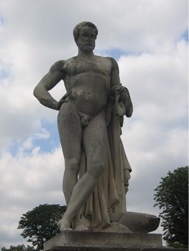 Statua di Cincinnato di Denis Foyatier, nel Giardino delle Tuileries, Parigi.