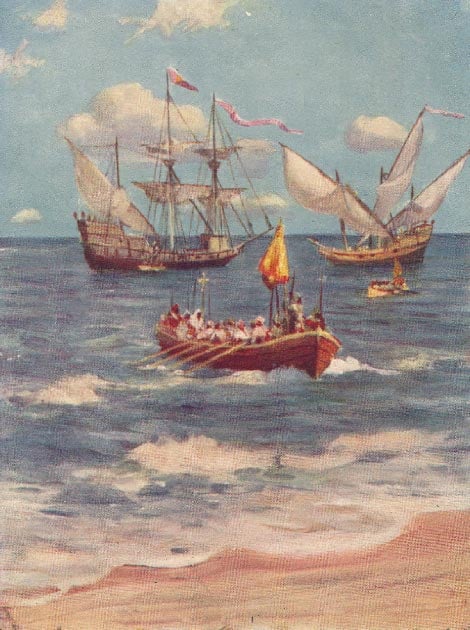 Vasco da Gama landing at Calicut. (Piggy58 / Public Domain)