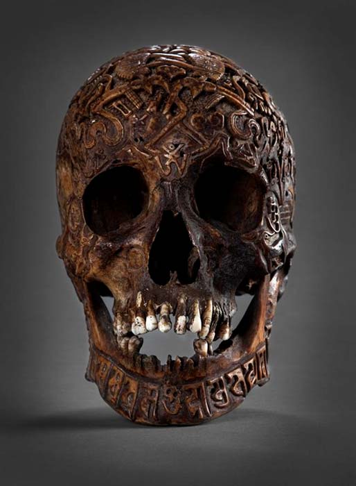 Can You Solve the Mystery Behind This Intricately Carved Skull?