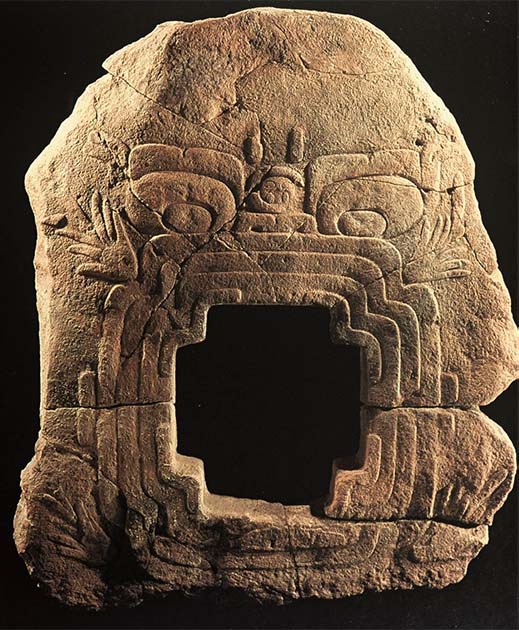 The carved sculpture is believed to be from Chalcatzingo, a large archaeological site in Mexico. (Photo by Kent Reilly III. Courtesy Mario Córdova/ via INAH)