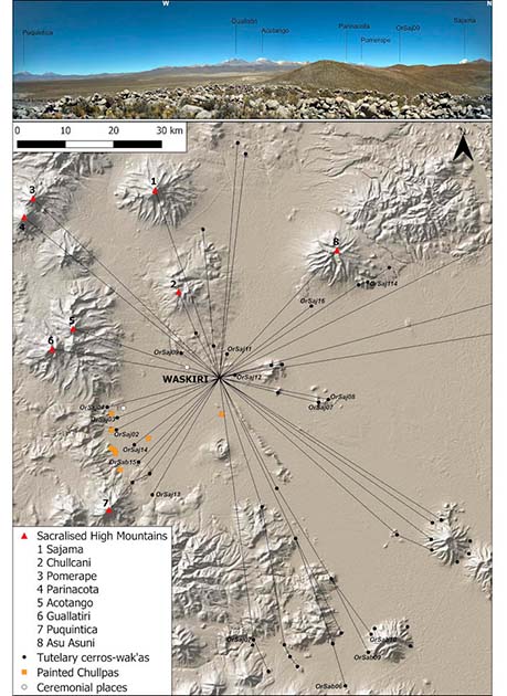 The circular monument is in the center of a vast ritualized landscape. Source: Antiquity.