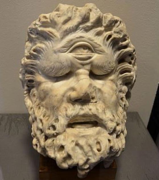 cyclops polyphemus odyssey ancient roman prayer 1st century ad head origins whose revenge origin colosseum sa cc single
