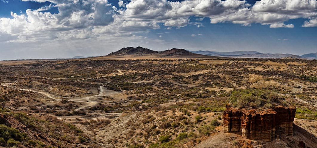 Oldupai (Olduvai) Gorge in Tanzania, one of Africa’s ‘cradles of humankind’.  Source: CC BY 2.0