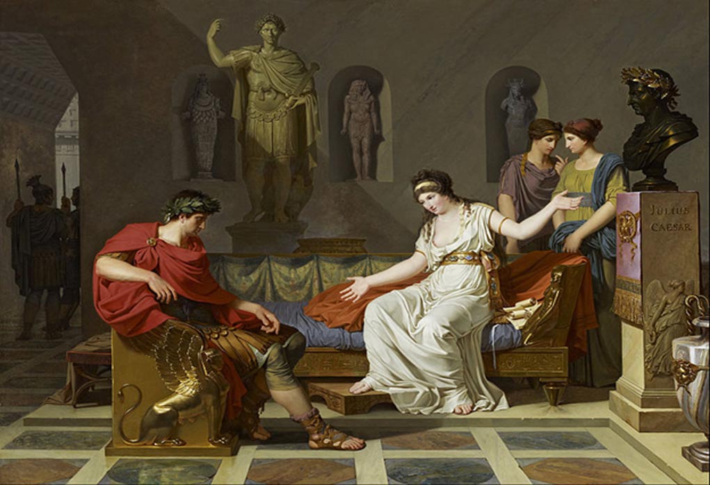 julius caesar and cleopatra war