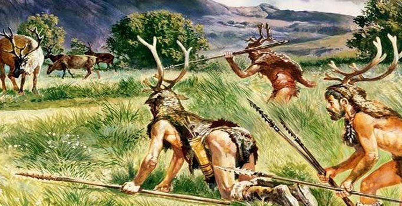 neolithic people hunting