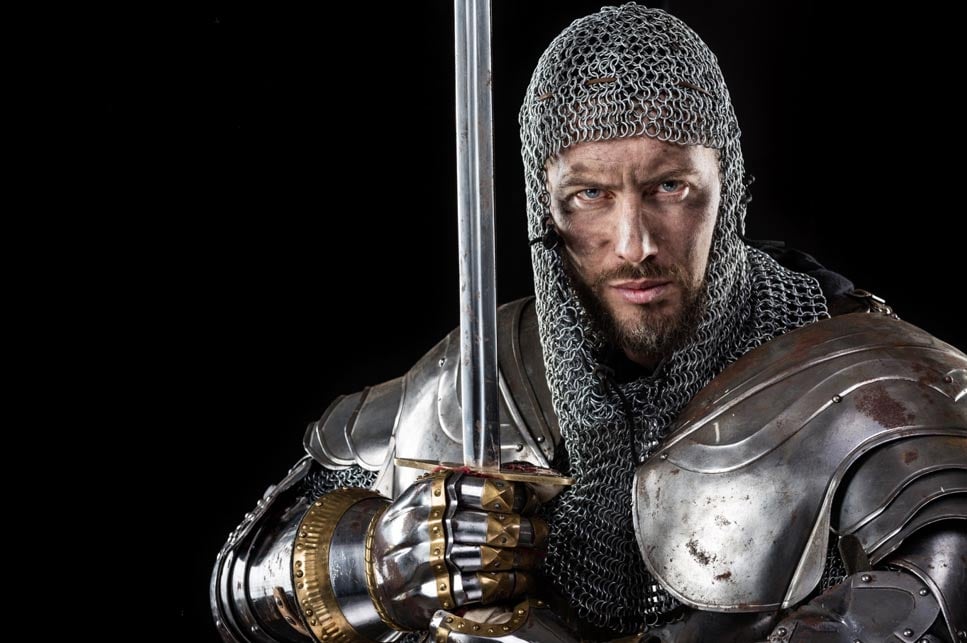 medieval knight chainmail