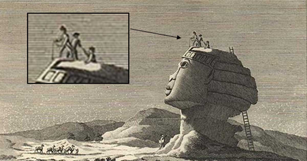 The Big Egyptian Sphinx Cover Up Hidden Chambers, An Unexcavated Mound