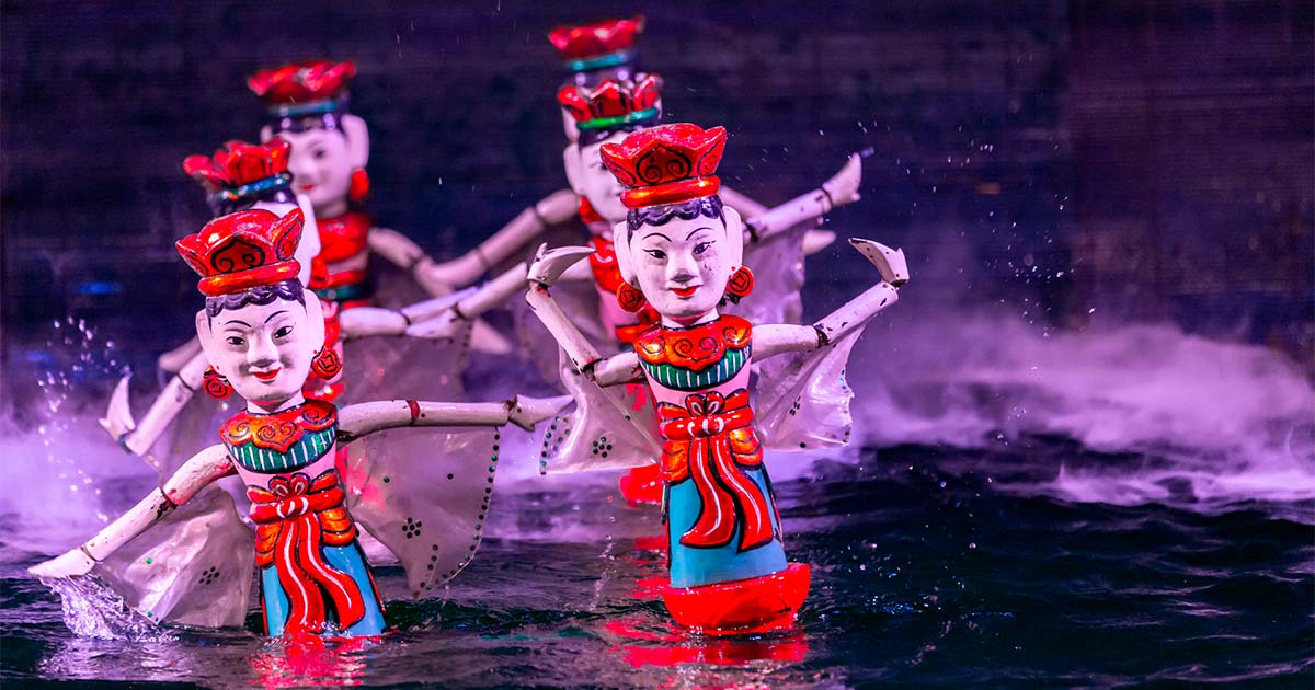 Vietnamese Water Puppets - Traditional Puppet Fun
