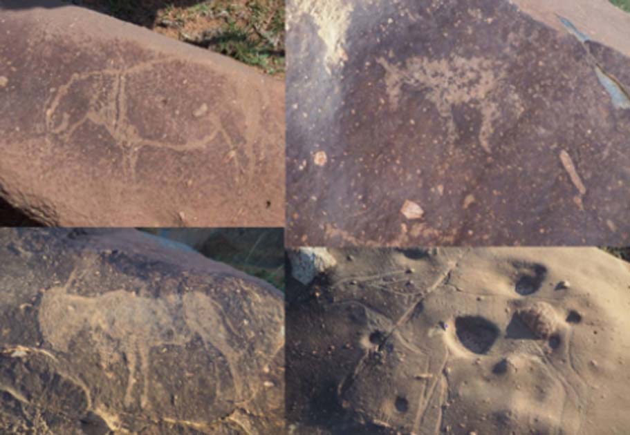 8,000-year-old Petroglyphs Found in the World’s Biggest Meteor Crater ...