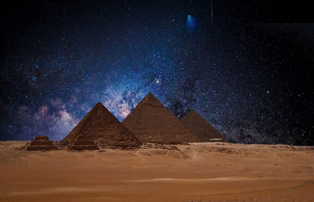 egypt pyramids planets align