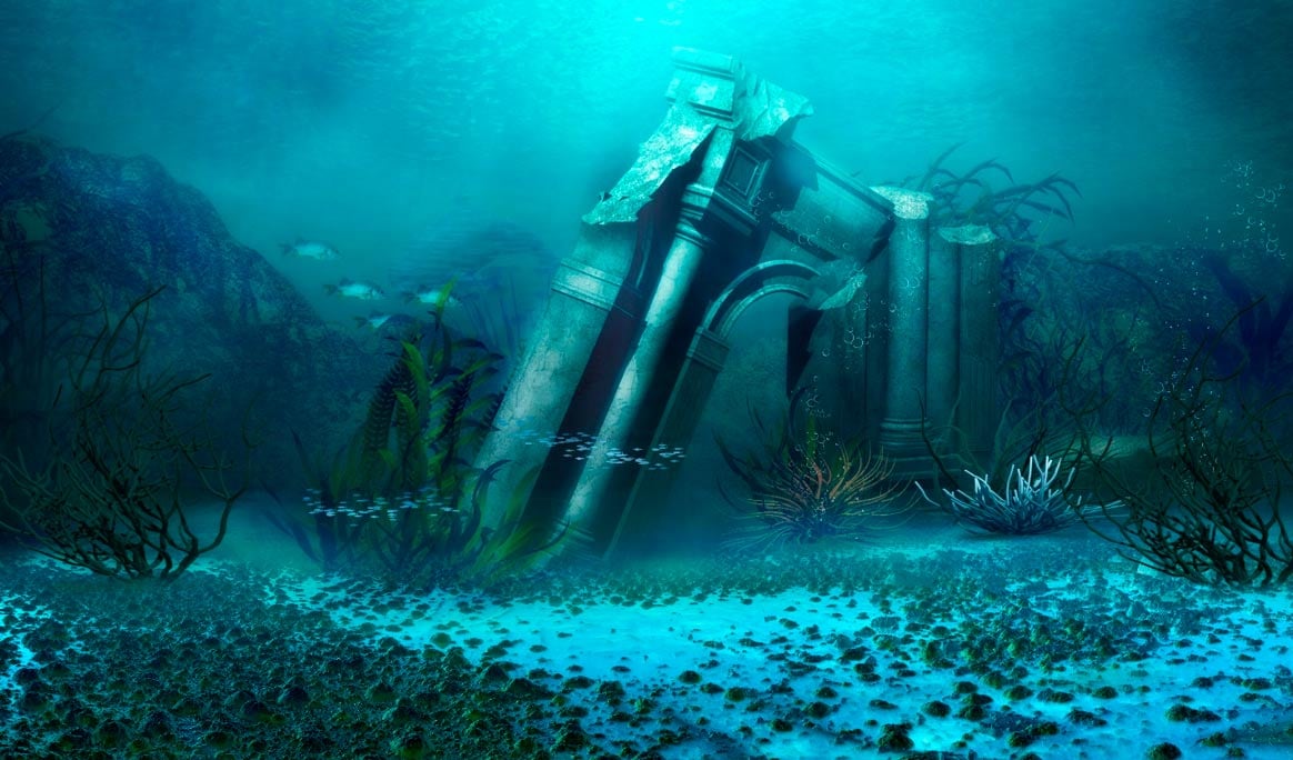 real underwater lost city of atlantis