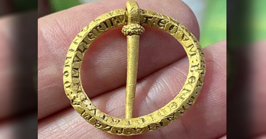 Spectacular' Gold Ring With Christ Image Among 30,000 Archaeological Finds