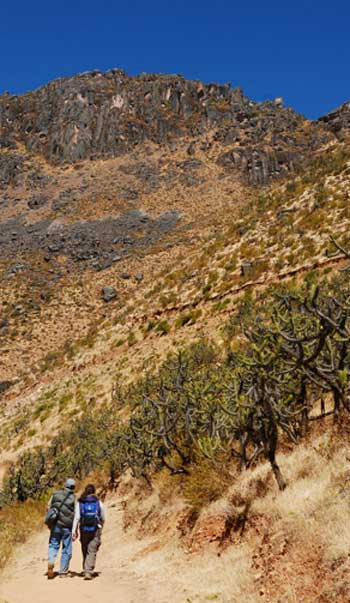 Die Hochländer und die Straße zum Plateau