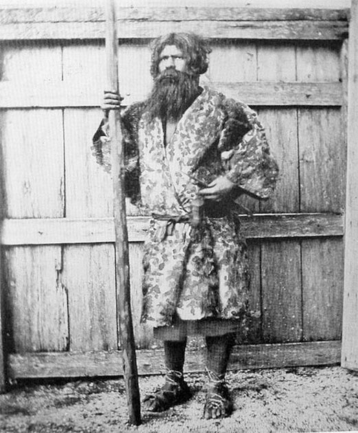 An Ainu man, one of Hokkaido's indigenous people. (Public Domain)