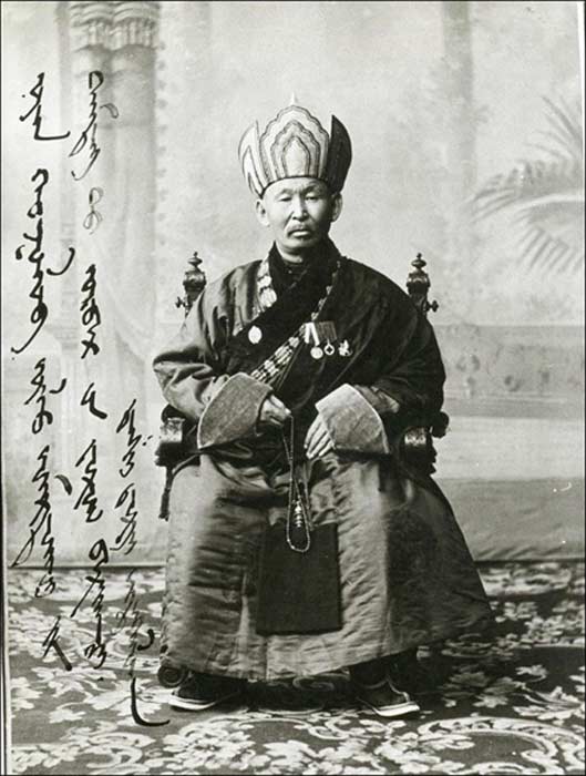 Born in 1852, lama Itiligov was prominent in the spiritual life of tsarist Russia immediately before the Bolshevik Revolution.