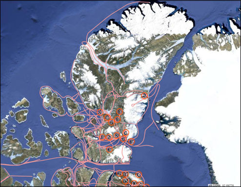 Ancient Inuit Map