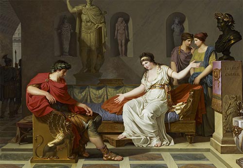 Octavianus en Cleopatra