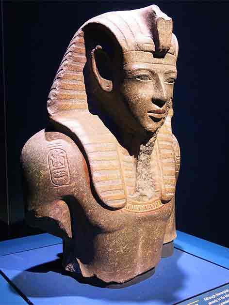 Statue of Merneptah, whose victories are recorded on the stele (Tangopaso / Public Domain)