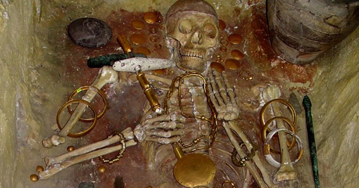 The rich burial of Varna man found with gold in Bulgaria