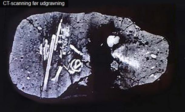 CT Scan of the Viking toolbox.